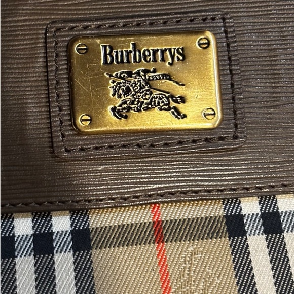 BURBERRY Novacheck Brown Clutch/Handbag (Pre-owned, Authentic & Vintage) - Picture 2 of 13
